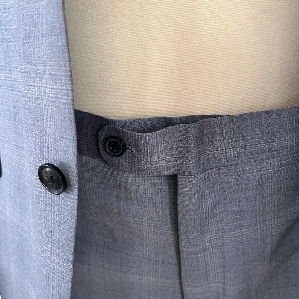 New John Varvatos Light Blue Suit 42L/35L
